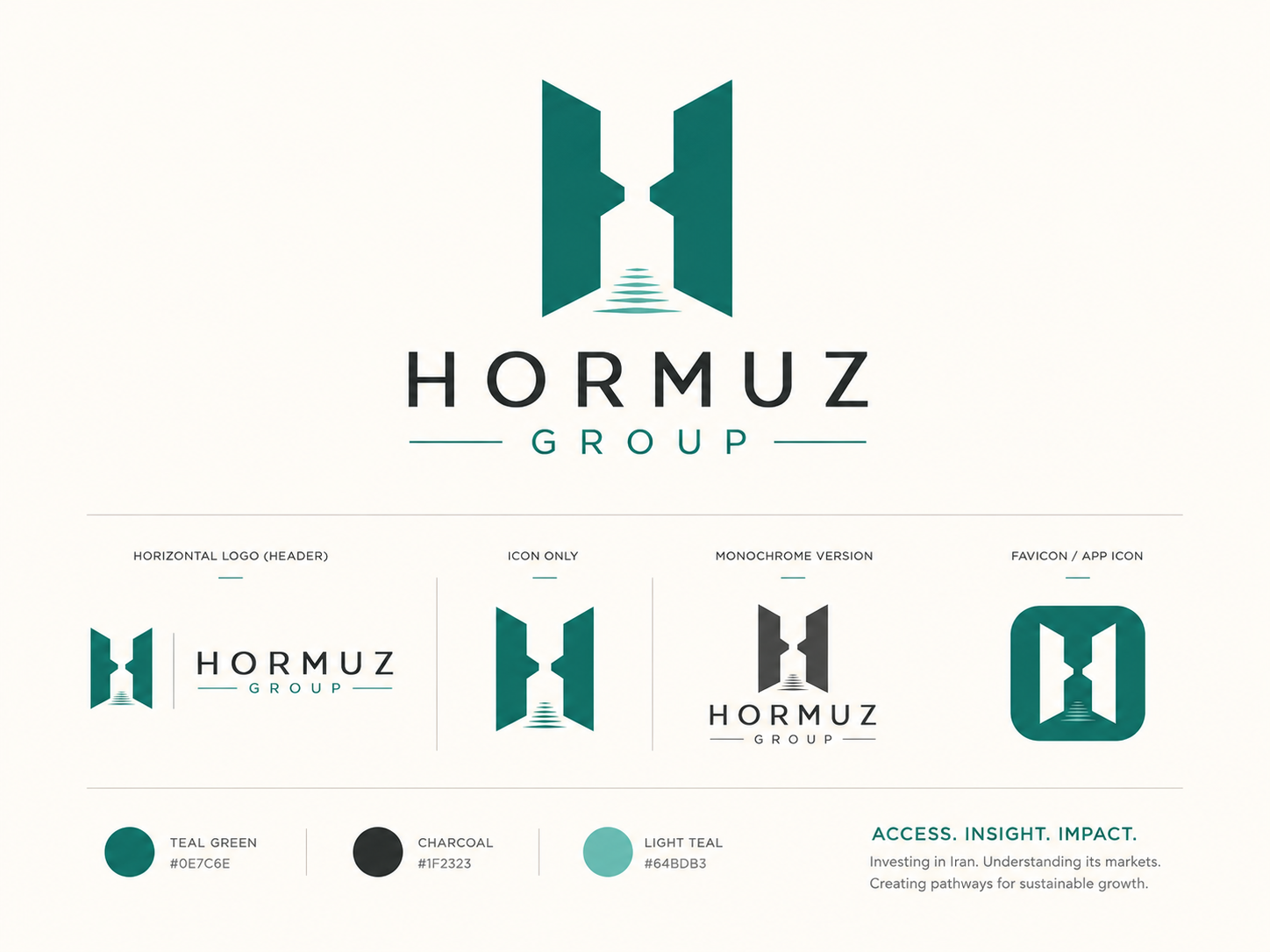 Hormuz Group visual identity