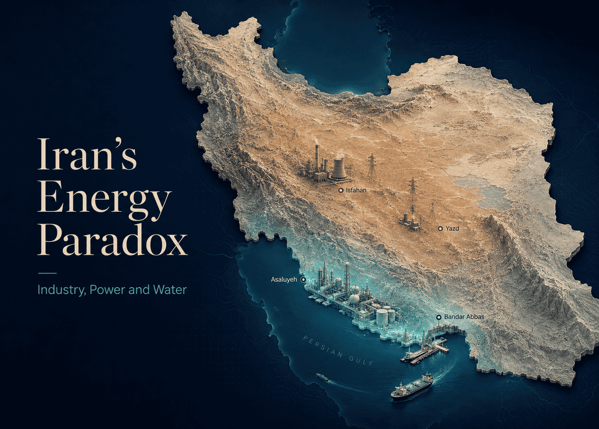 energypa Iran’s Energy Paradox Is Redrawing Its Industrial Geography